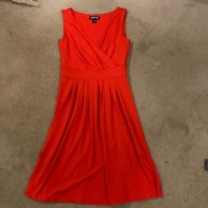Lands’ End Womens XS (2-4) Red Dress